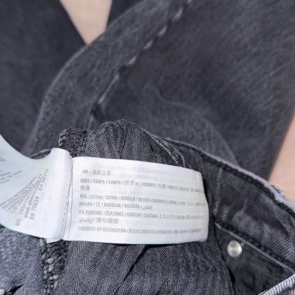 Abercrombie & fitch the 90,s straight ultra high rise Jean size 34/L32 - Picture 7 of 11